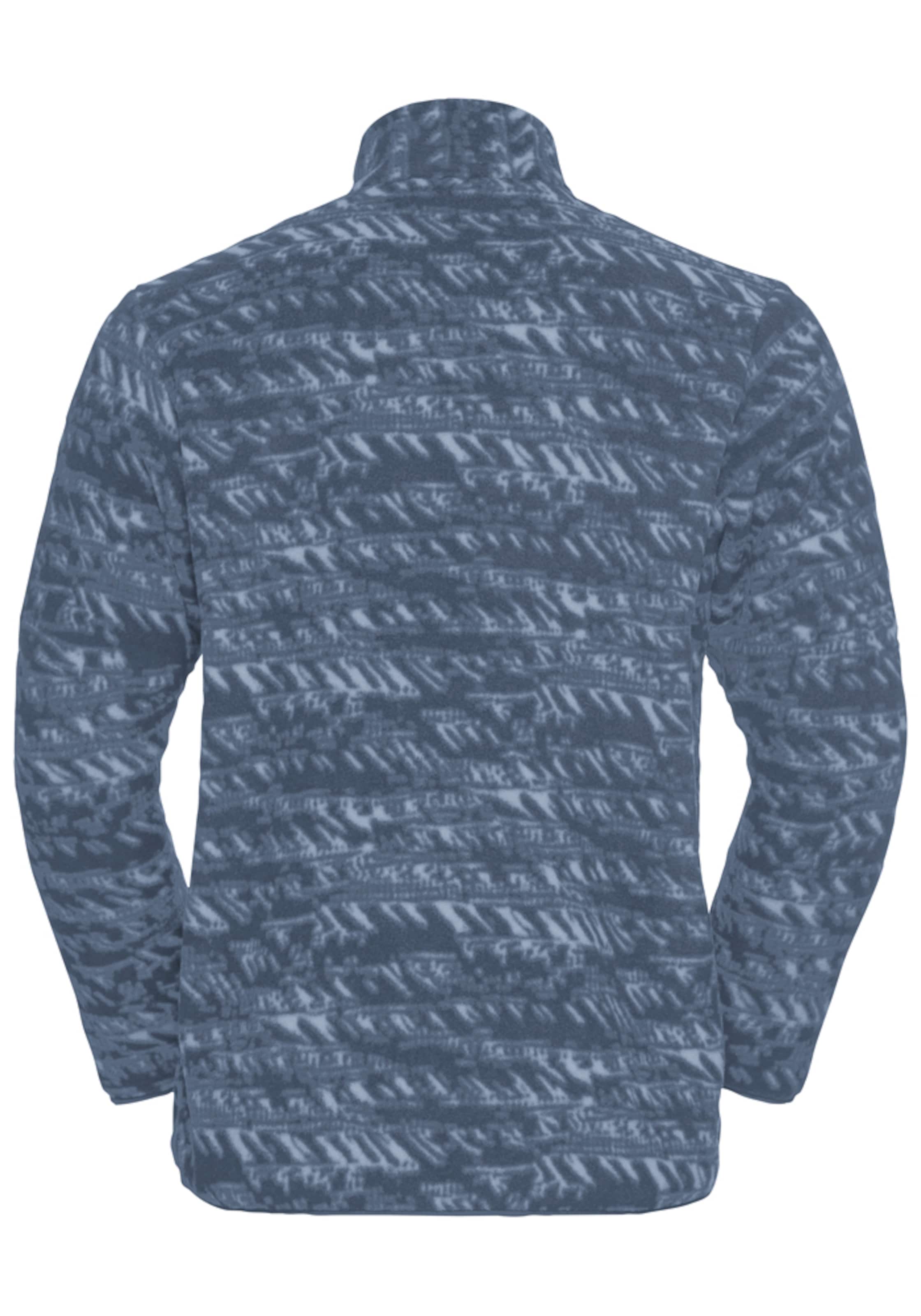 JACK WOLFSKIN Athletic fleece jacket in Blue