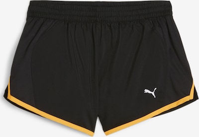 PUMA Sportbroek 'Favourite Velocity 3' in de kleur Geel / Zwart / Wit, Productweergave