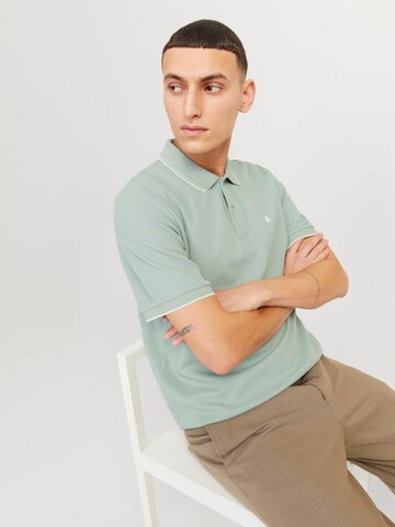 JACK & JONES Shirt 'JJEAUSTIN POLO ui' in Green