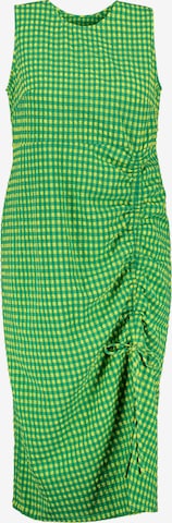 SAMOON Summer Dress in Green: front