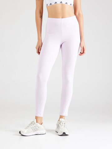 ADIDAS SPORTSWEARSkinny Sportske hlače 'FI 3S' - ljubičasta boja: prednji dio
