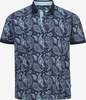 Charles Colby Shirt 'Earl Suitbert' in Blauw: voorkant