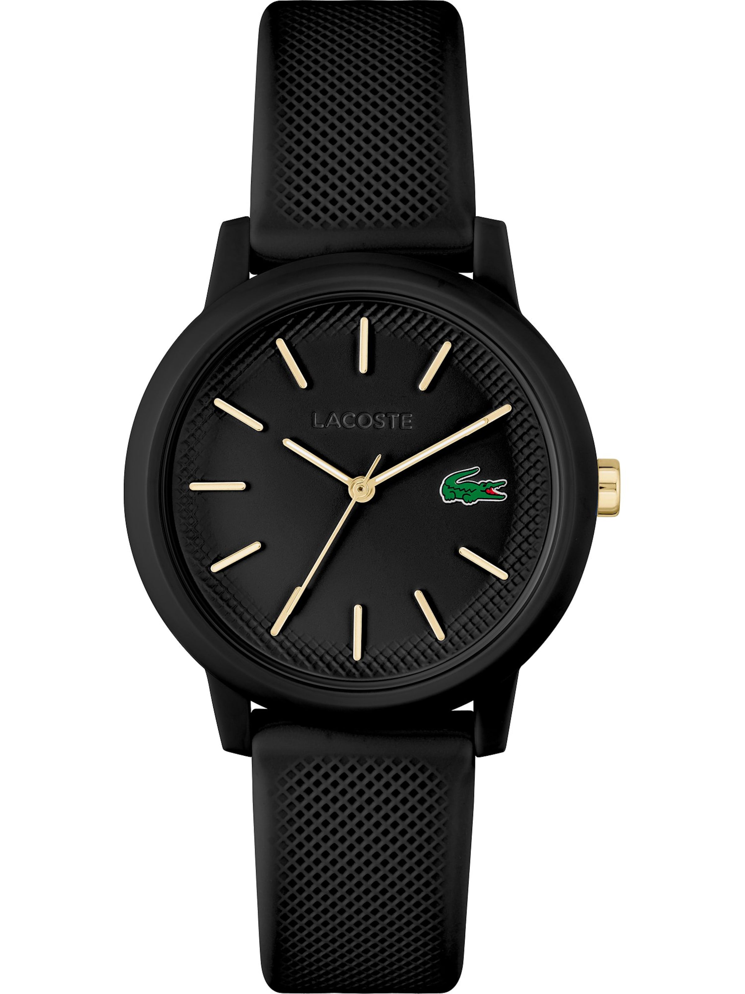 Montre à affichage analogique LACOSTE en noir : devant