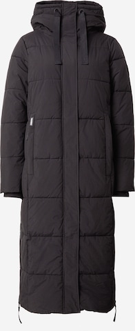 juoda Sublevel Žieminis paltas: priekis