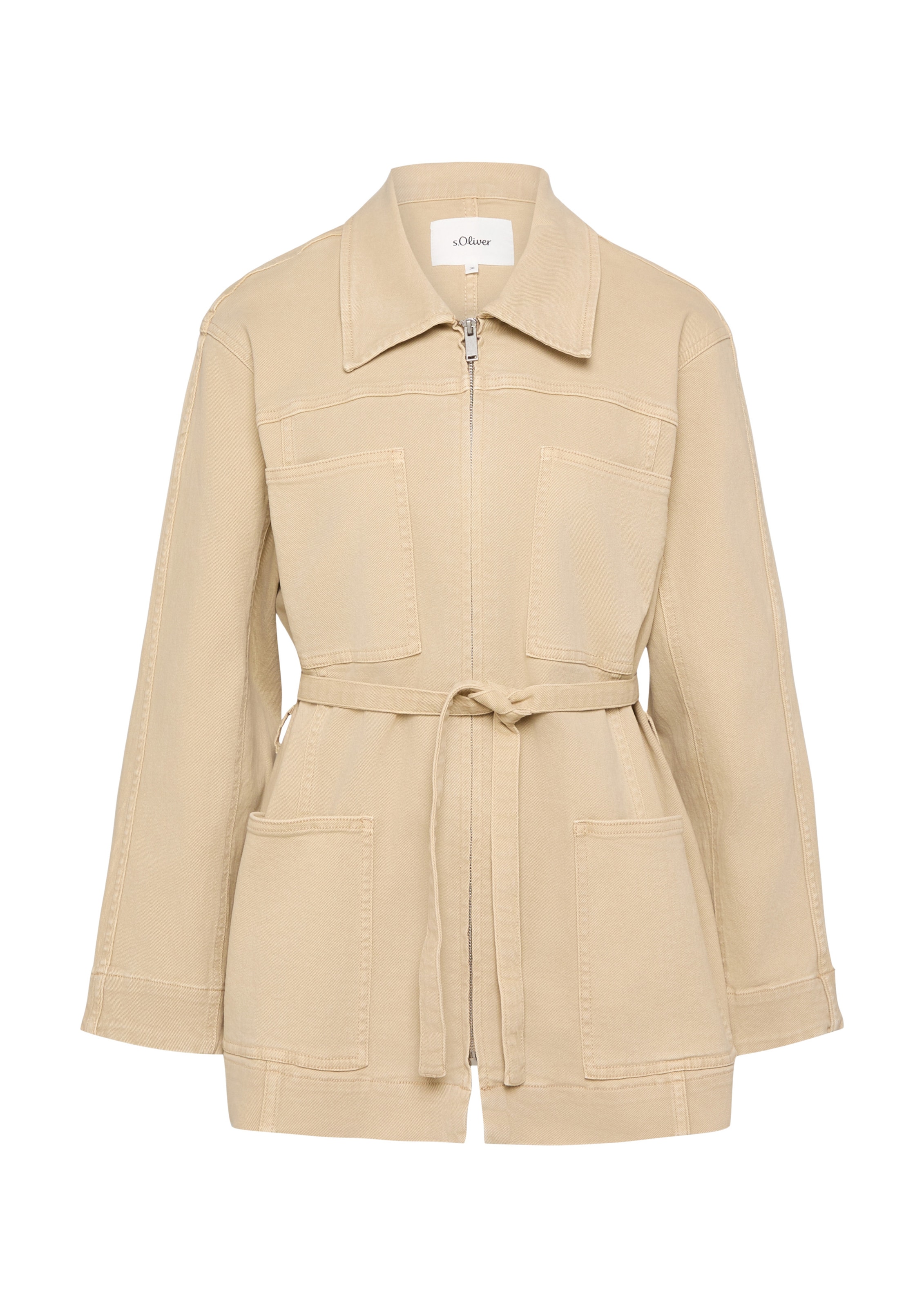 s.Oliver Tussenjas in de kleur Sand, Productweergave