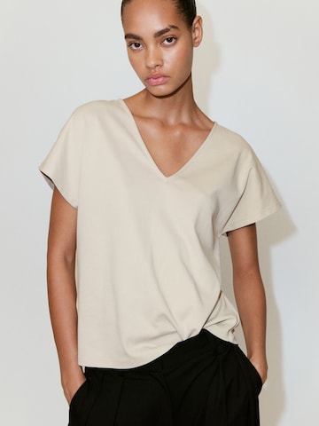 MANGO Shirt 'SEVIPI' in Grey: front