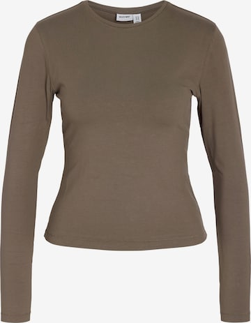 Noisy may Shirt 'NMAdriana' in Braun: Vorderseite