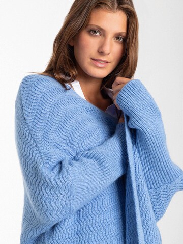 Cardigan MORE & MORE en bleu