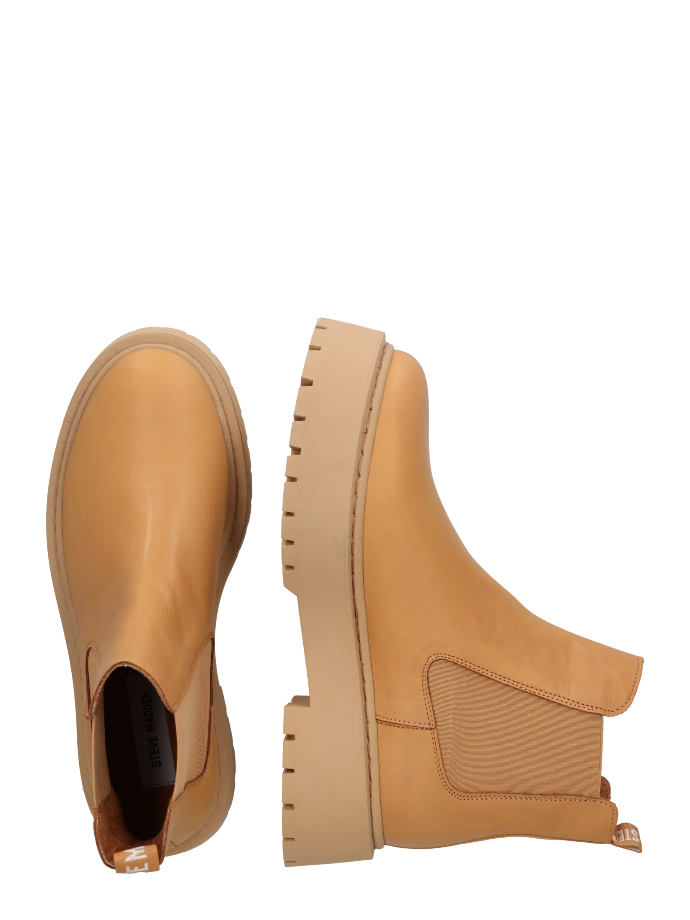 STEVE MADDEN Chelsea boots 'Veerly' in Beige