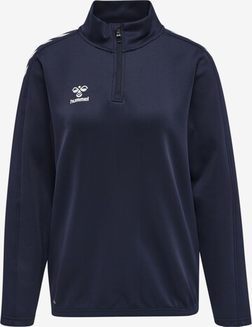 Hummel Athletic Sweatshirt in Blue: front