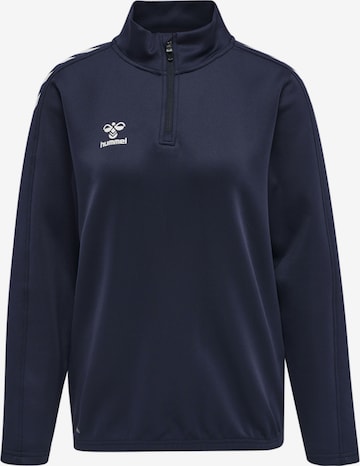 Hummel Sportief sweatshirt in Blauw: voorkant