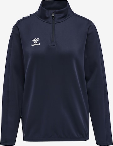 Hummel - Sweatshirt de desporto em azul: frente