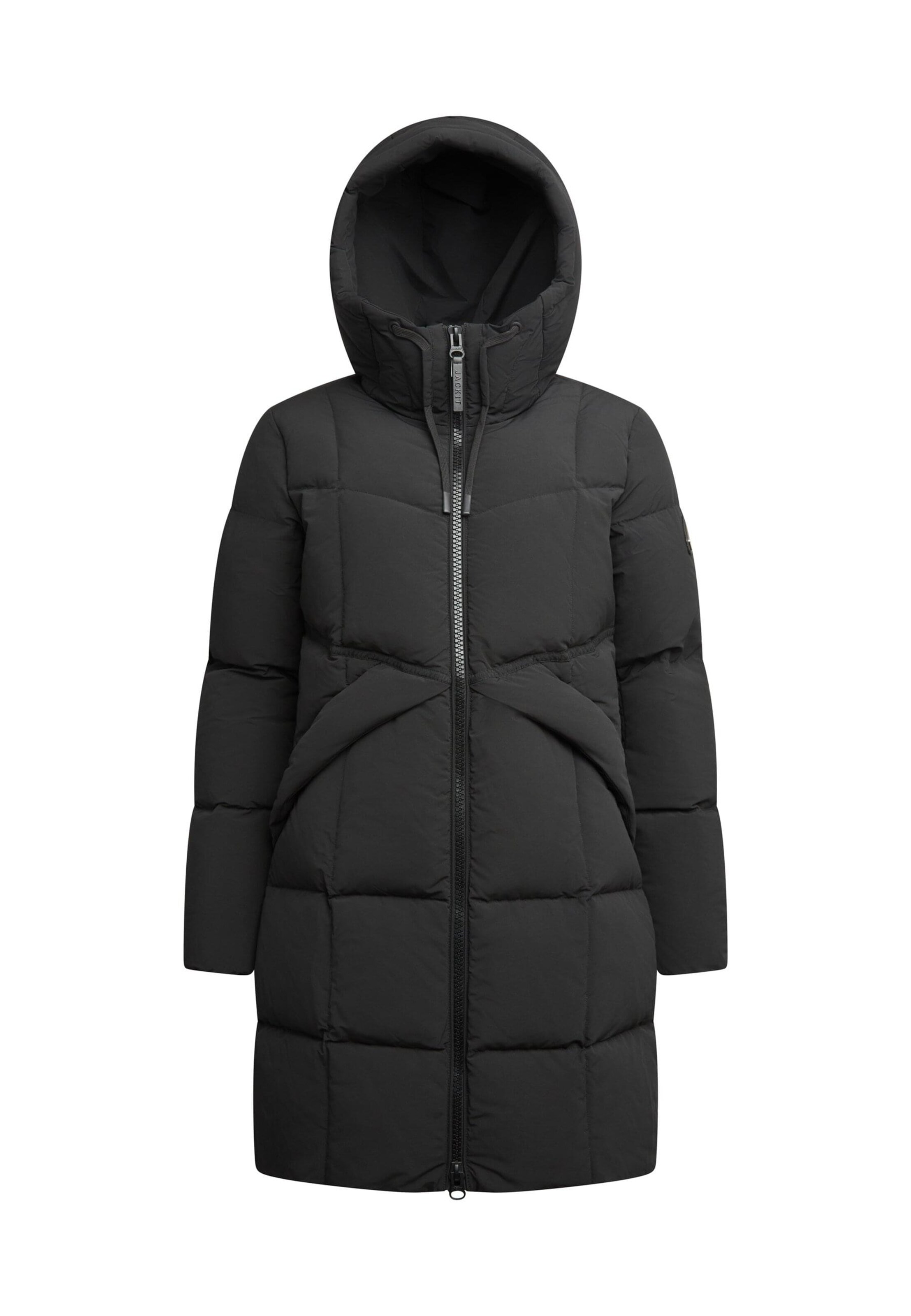 Manteau d’hiver 'Black Star' JACK1T en noir : devant