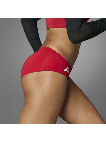 Skinny Pantalon de sport 'ADIZERO E BRIEF' ADIDAS SPORTSWEAR en rouge