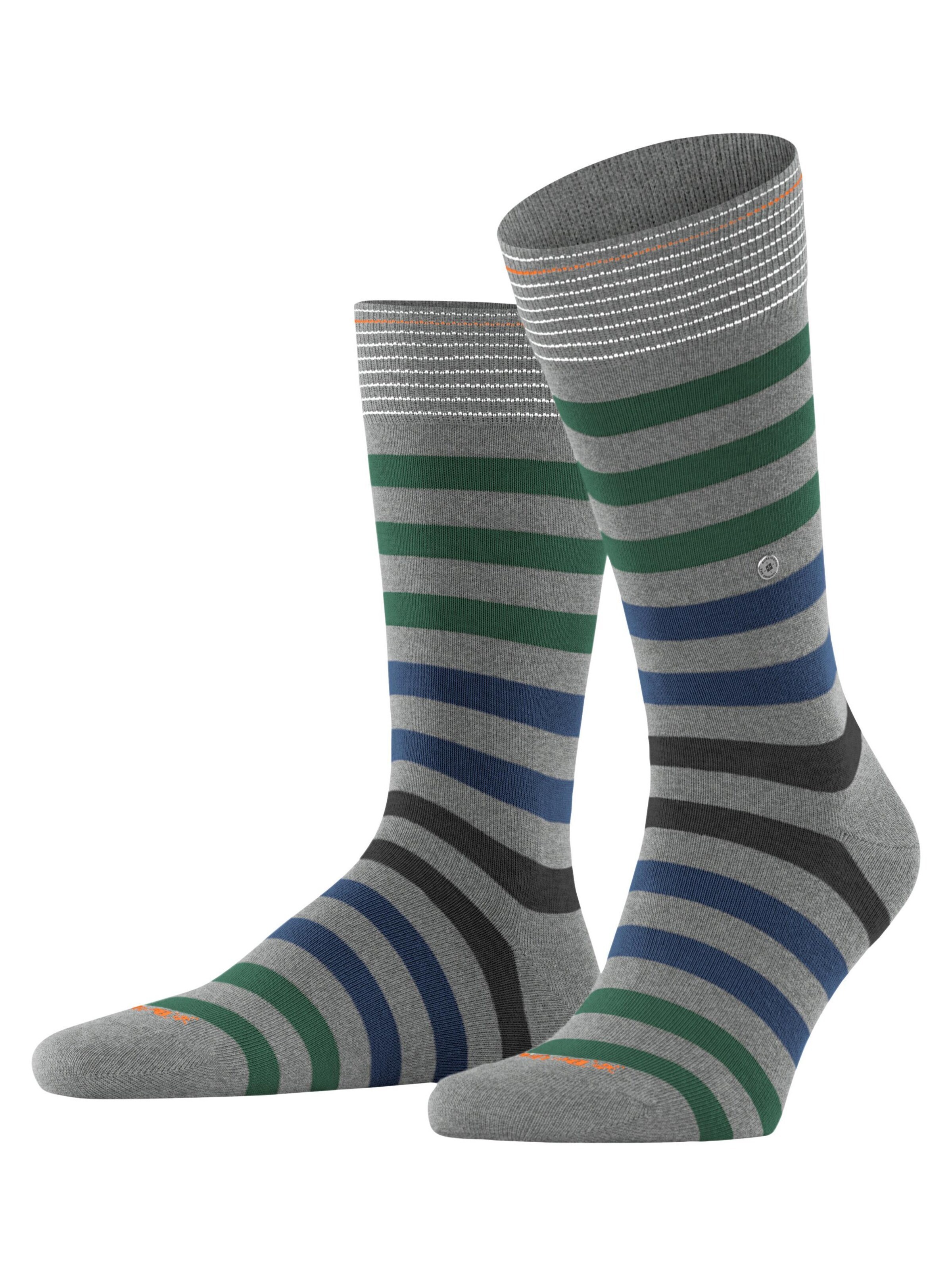 BURLINGTON Socks 'Blackpool' in Grey: front