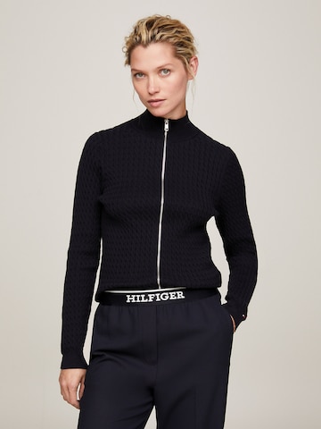 Cardigan TOMMY HILFIGER en bleu : devant