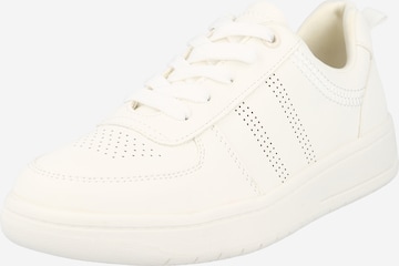 Dorothy Perkins - Sapatilhas baixas 'Idaho' em branco: frente