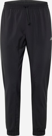 regular Pantaloni sportivi 'Essentials Active' di new balance in nero: frontale