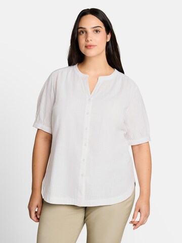 Tom Tailor Women + Blouse in White: front