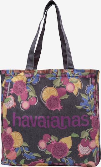 HAVAIANAS Strandtasche in One Size in saphir / orange / magenta / schwarz, Produktansicht