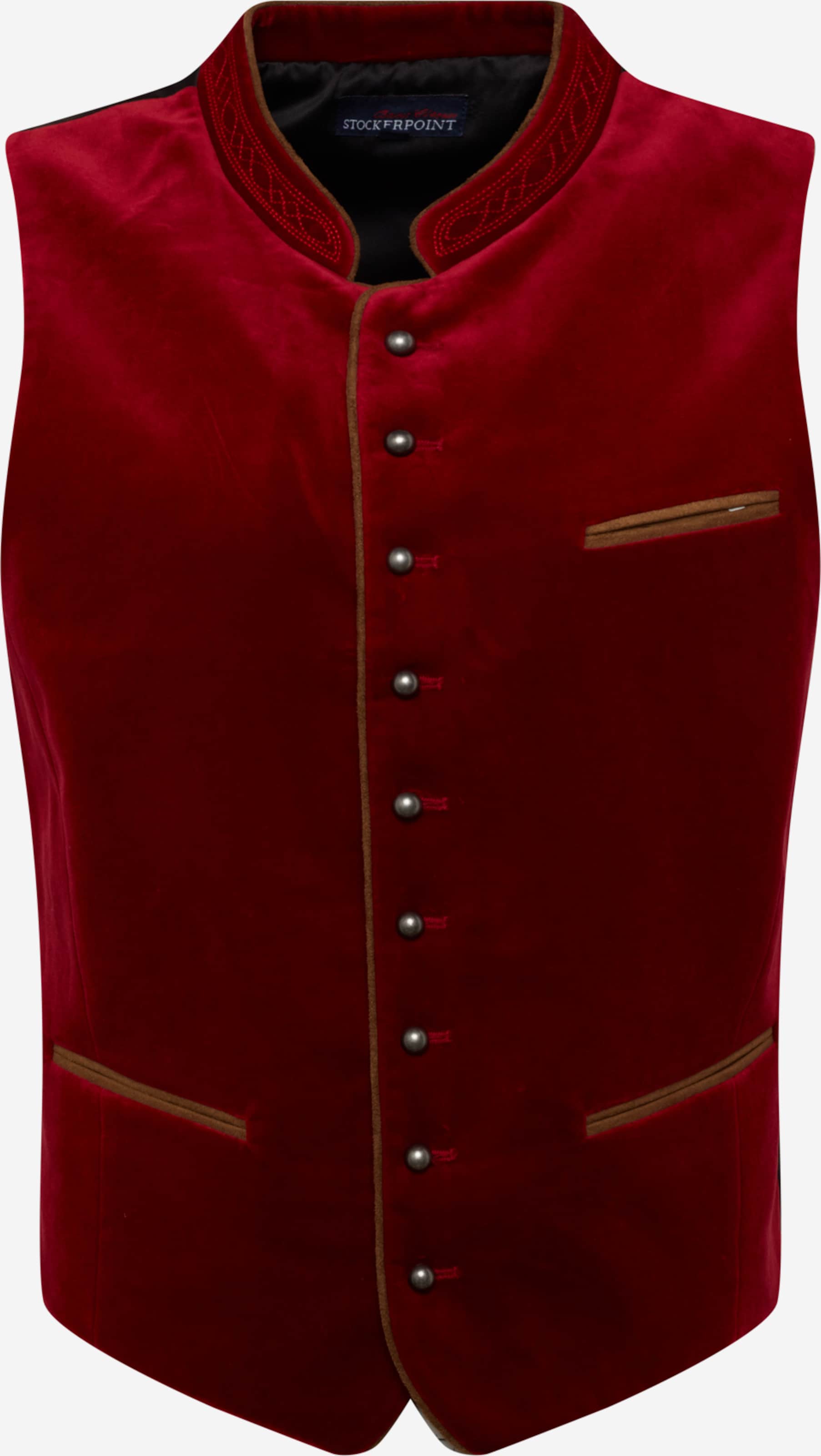Gilet Uomo Stockerpoint Ricardo - In Velluto Di Cotone, Taglie 46-56, Colori Classici Come Blu Fumo, Nero, Abete