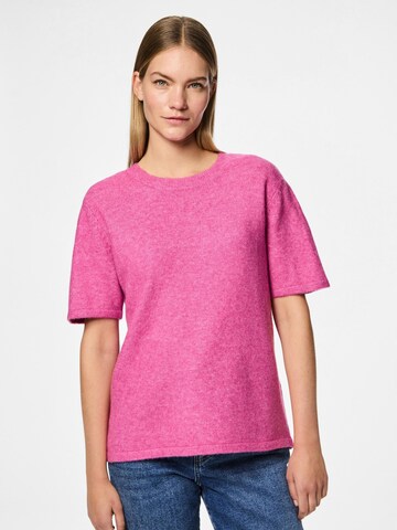 PIECES Pullover 'PCPiko' in Pink: Vorderseite