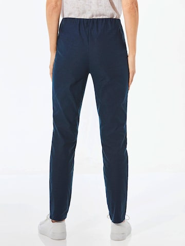 Goldner Slim fit Trousers ' LOUISA ' in Blue