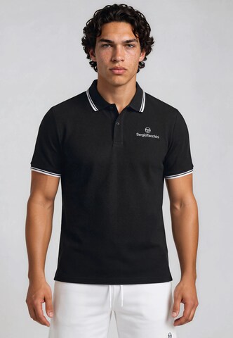 Sergio Tacchini - Camisa 'Reed 025 Co' em preto: frente