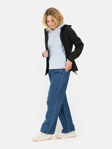 CAMEL ACTIVE Softshell Jacke aus recyceltem Polyester in Schwarz