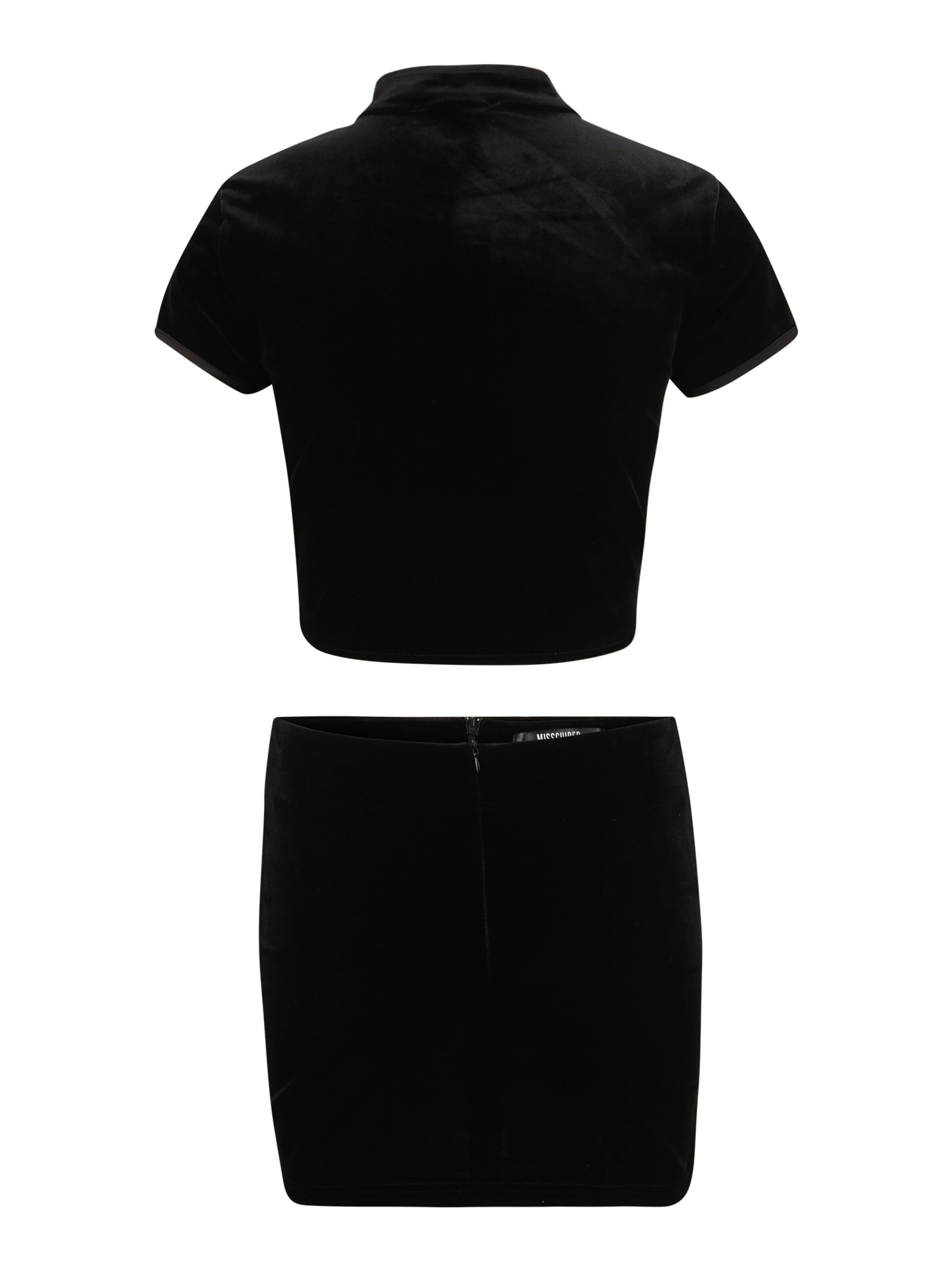 Missguided Petite Kostým – černá