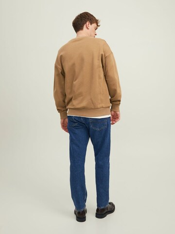 JACK & JONES Sweatshirt 'Kam' in Brown