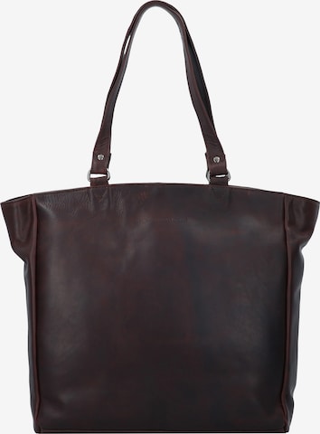 The Chesterfield Brand Shopper 'Wax Pull Up Berlin' in Brown: front