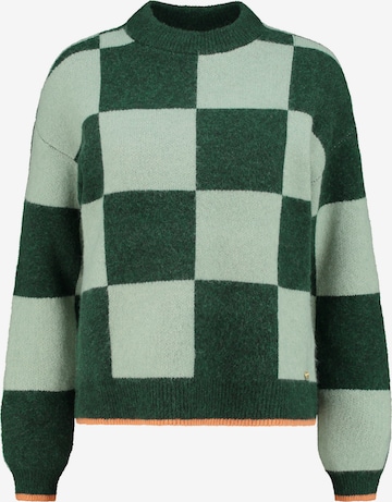 Pull-over 'Helsinki Check' Shiwi en vert : devant