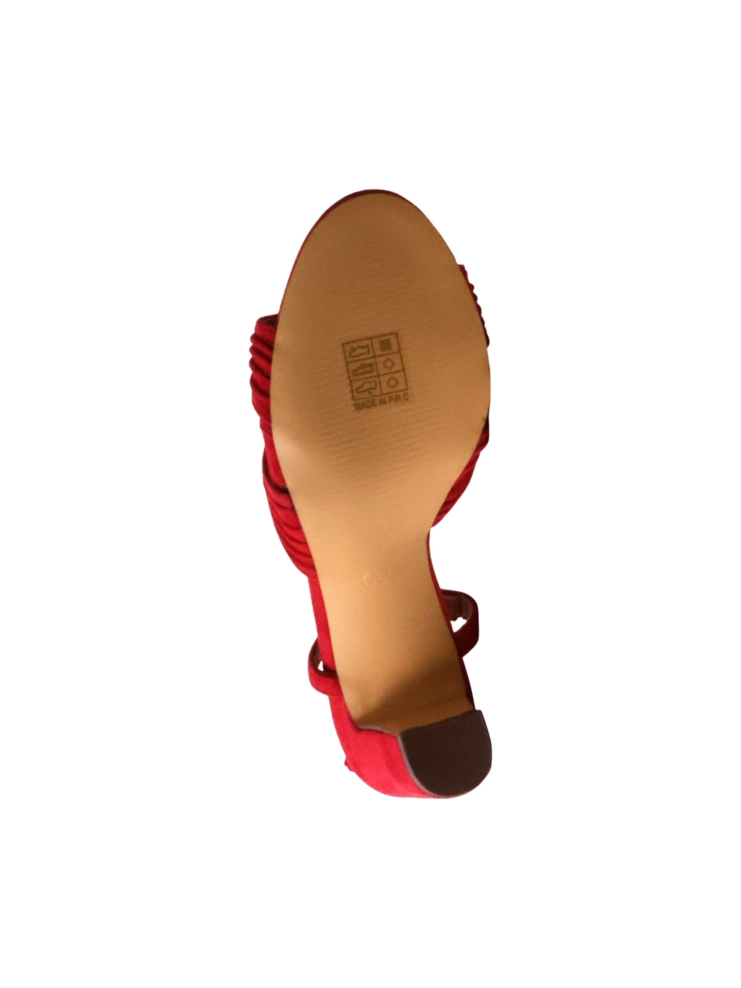 Sandales Super Mode en rouge