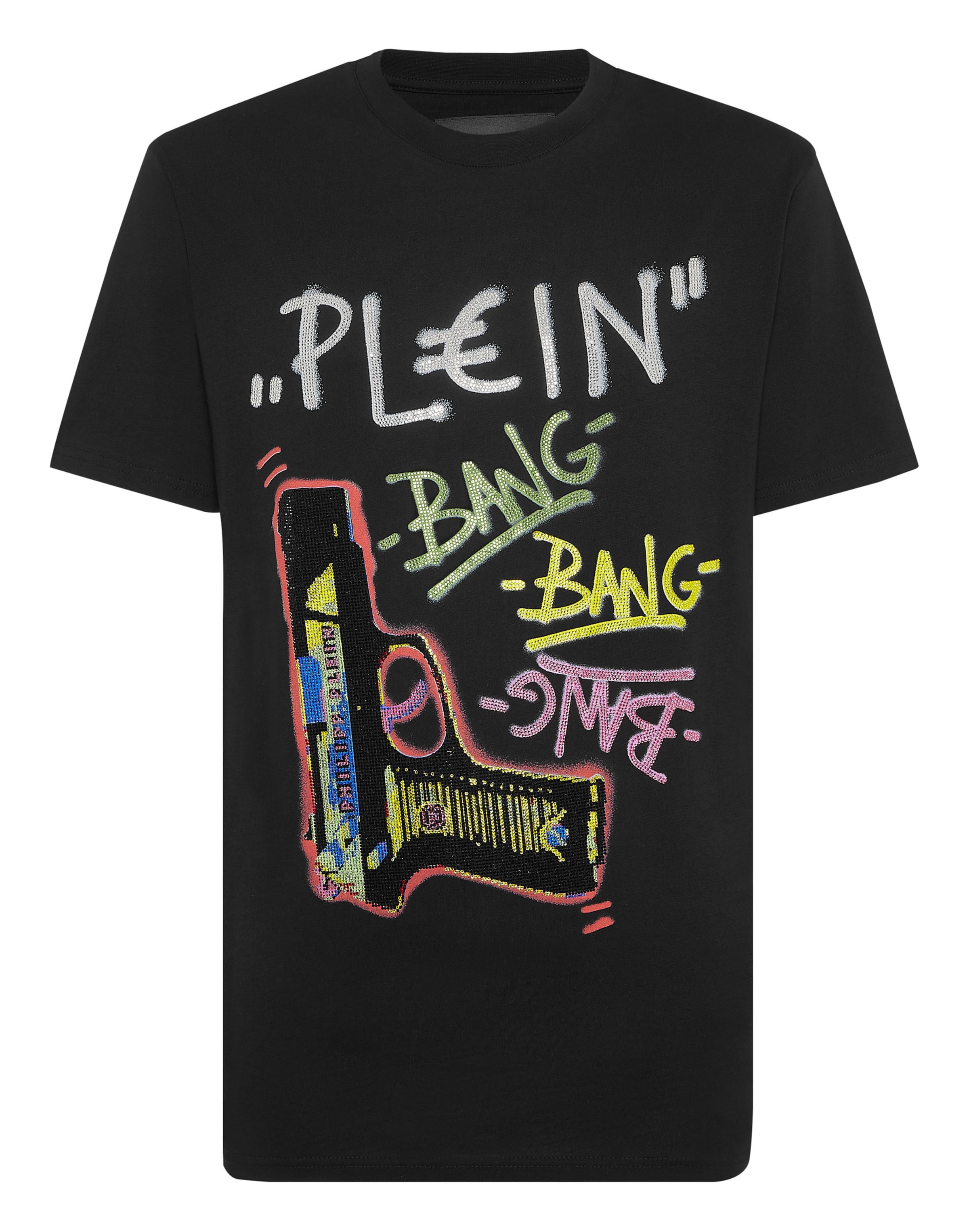 Philipp Plein T-Shirt in Schwarz: Vorderseite