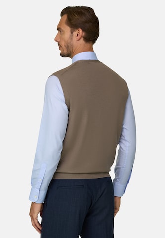 Gilet Boggi Milano en gris : derrière
