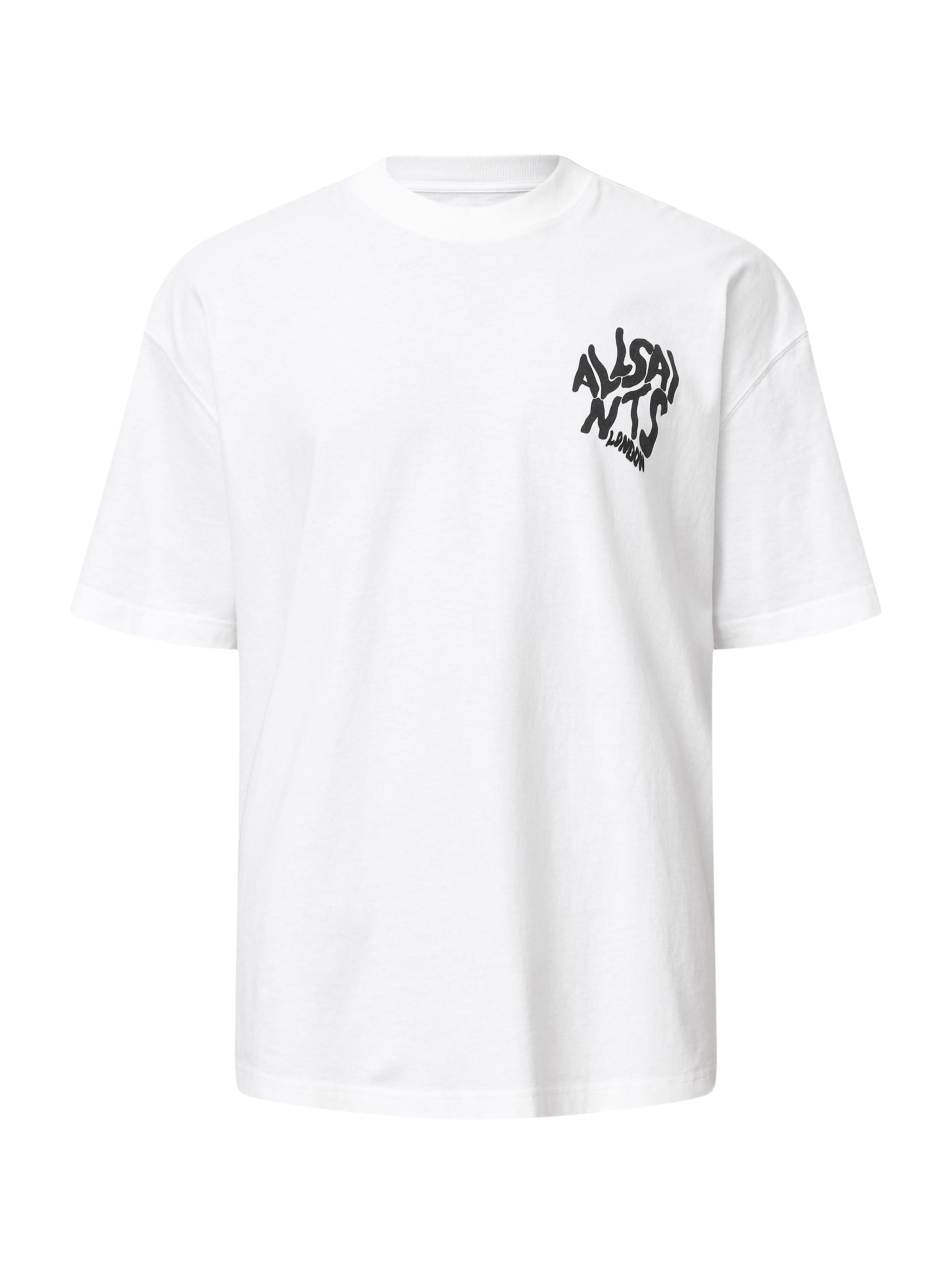 AllSaints Tričko – bílá: přední strana