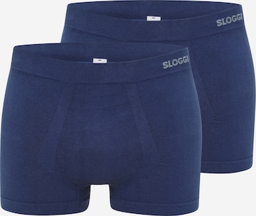 Boxers SLOGGI en bleu : devant