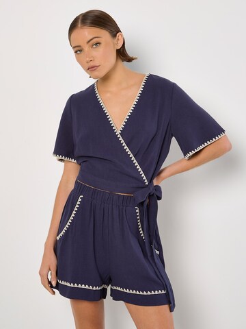 Regular Pantalon ' ' Apricot en bleu