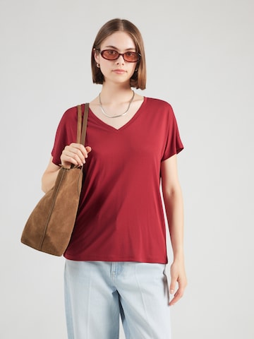 MSCH COPENHAGEN Shirt 'Fenya' in Red: front