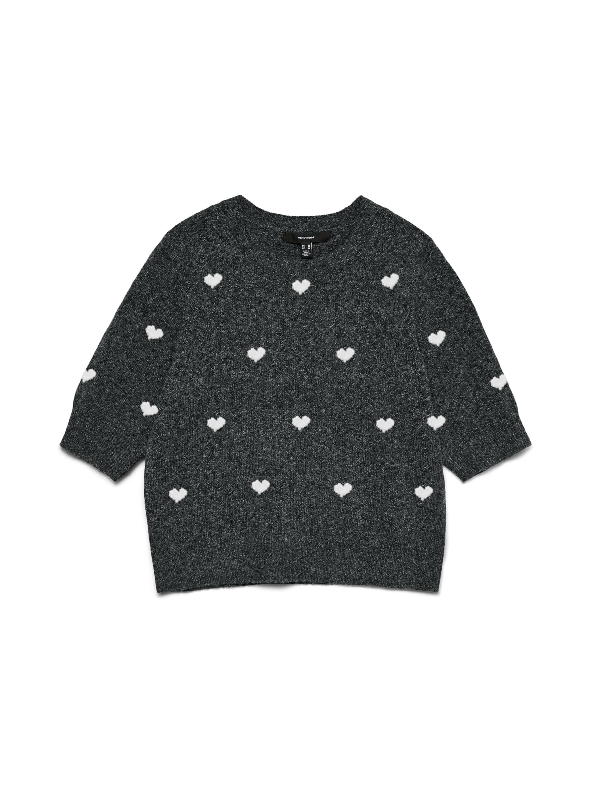 pelēks VERO MODA Džemperis 'VMDoffy Intarsia'