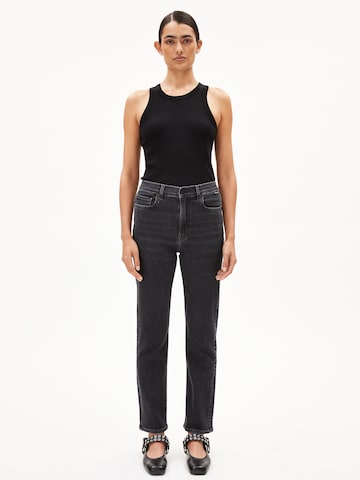 ARMEDANGELS Slimfit Jeans LEJAANI in Schwarz