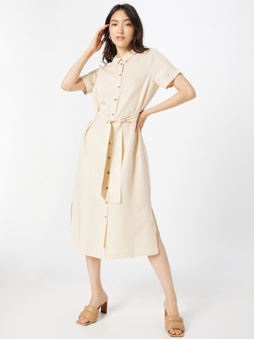 OBJECT Shirt Dress 'Isabella' in Beige