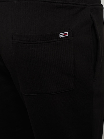 Tommy Jeans Plus Ozke Hlače | črna barva