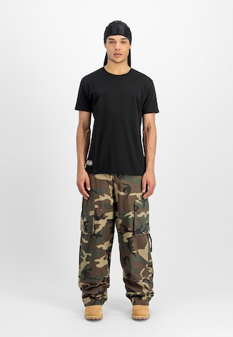 ALPHA INDUSTRIES - Camiseta en negro