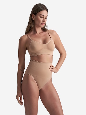 Bye Bra Shapingslip 'Seamless High Waist Brief' in Beige
