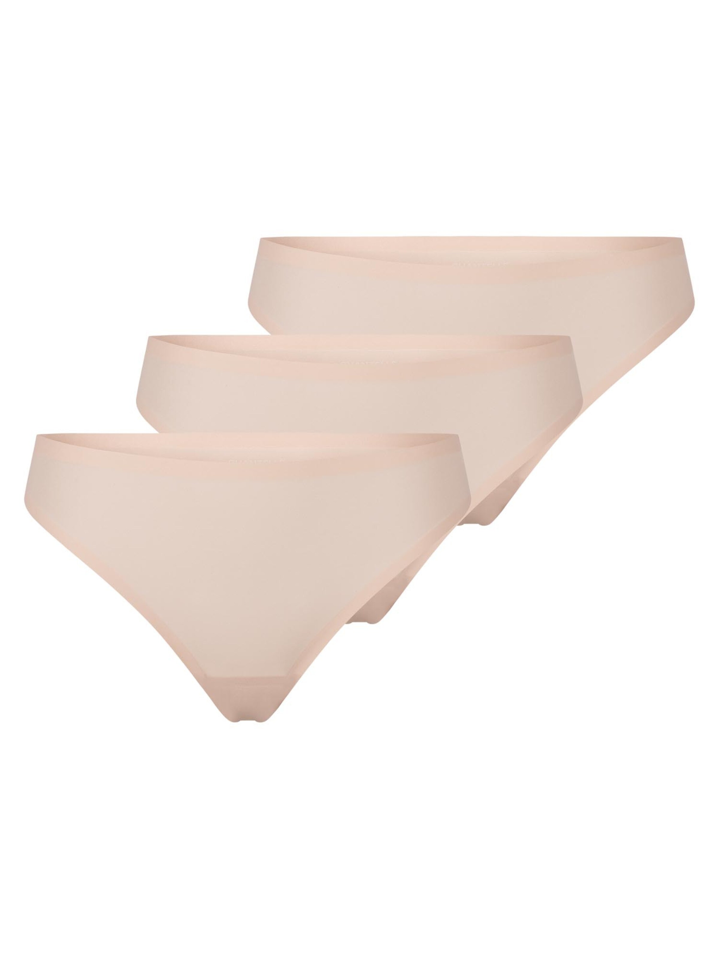 Chantelle Thong 'Soft Stretch' in Beige: front