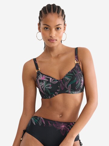 TRIUMPH Minimizer Bügel-Bikini-Top ' Red Label Summer Tropics ' in Mischfarben: Vorderseite