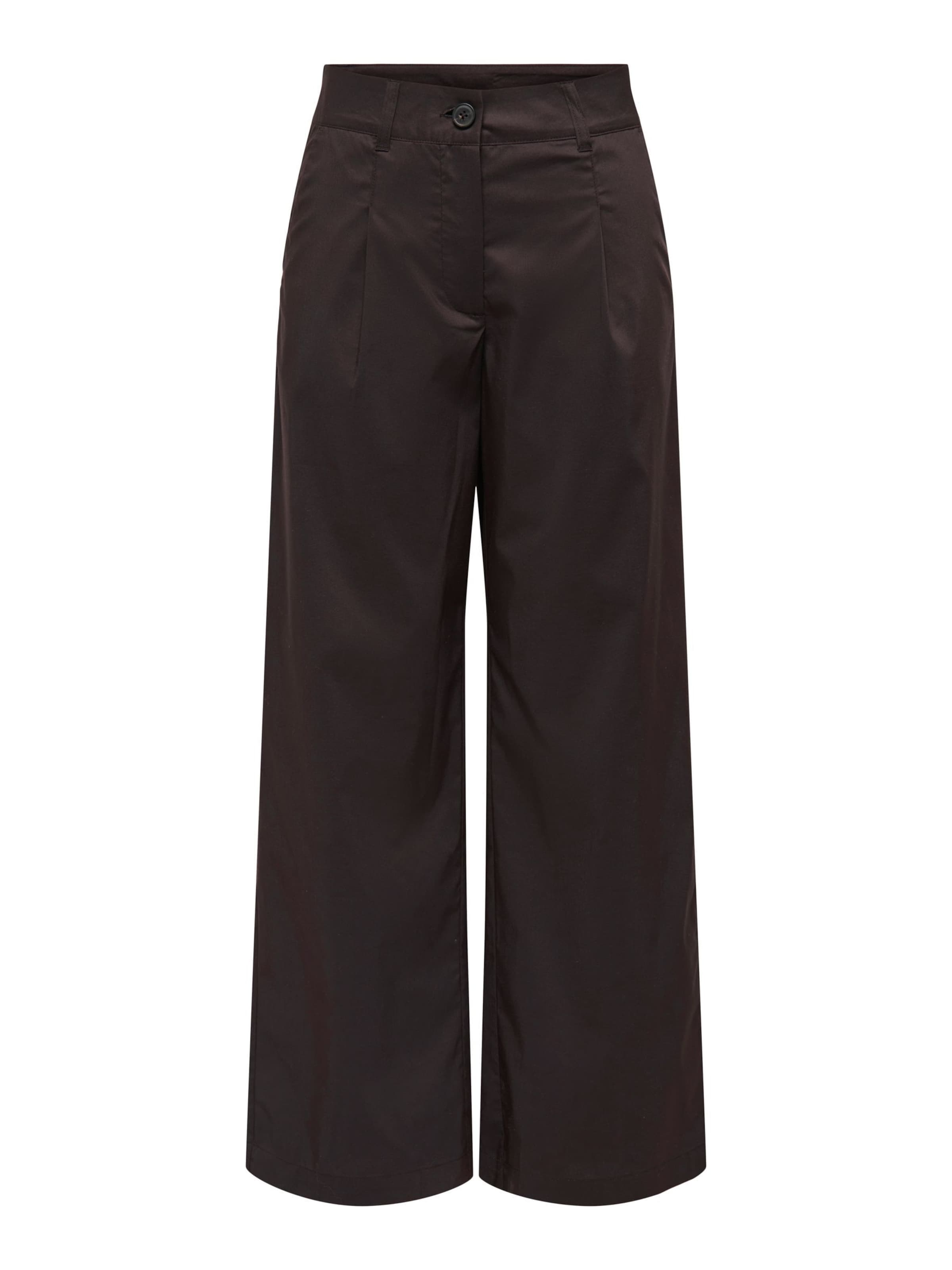 JDY Trousers 'JDYMio' in Brown: front