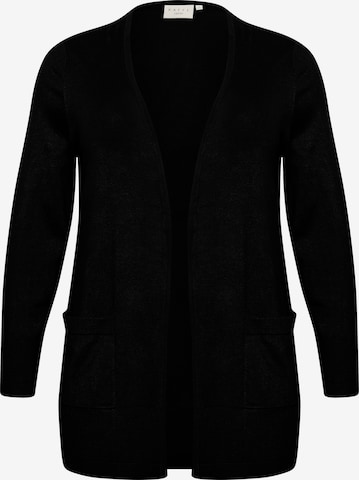 Cardigan KAFFE CURVE en noir : devant